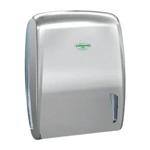 FINESSE FOLDED TOWEL DISPENSER SILVER